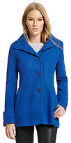 Thumbnail for your product : Kenneth Cole New York Hooded Wing-Collar Wool-Blend Coat