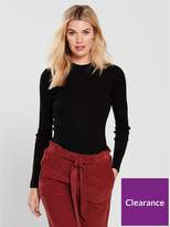 Thumbnail for your product : Very Skinny Rib Turtleneck Jumper - Black
