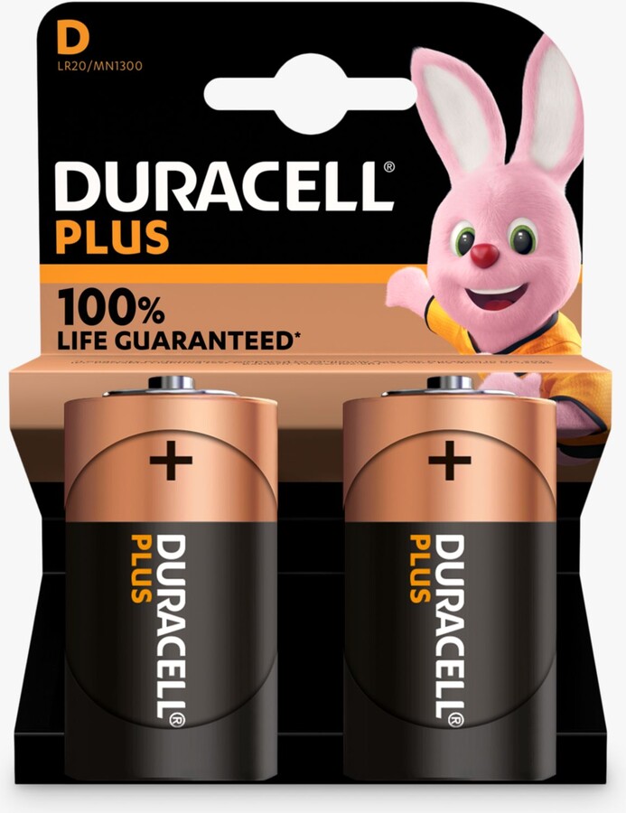 Duracell Plus D Batteries ShopStyle Clocks