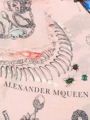 Alexander McQueen printed scarf