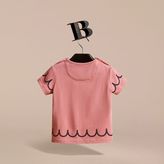 Thumbnail for your product : Burberry Lady Print Cotton T-shirt