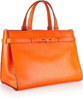 Thumbnail for your product : Valextra B-Shopping textured-leather tote