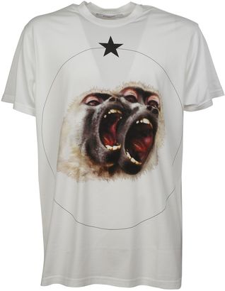 Givenchy White Baboon T-shirt