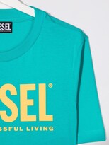 Thumbnail for your product : Diesel Kids TEEN logo-print cropped T-shirt