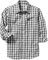 Thumbnail for your product : Old Navy Boys Plaid Poplin Shirts