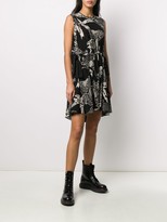 Thumbnail for your product : RED Valentino Phoenix print A-line dress