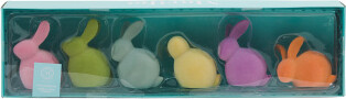 TJMAXX Set Of 6 Flocked Rabbits