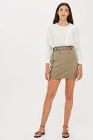 Thumbnail for your product : Topshop Paper bag tie skirt