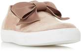 Thumbnail for your product : Dune Emelia Satin Bow Trainers