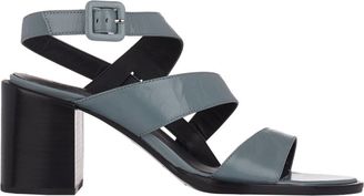 See by Chloe Double Asymmetric-Strap Sandals-Blue