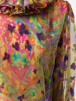 Thumbnail for your product : Yves Saint Laurent Pre-Owned 1980s Sheer Floral Shirt