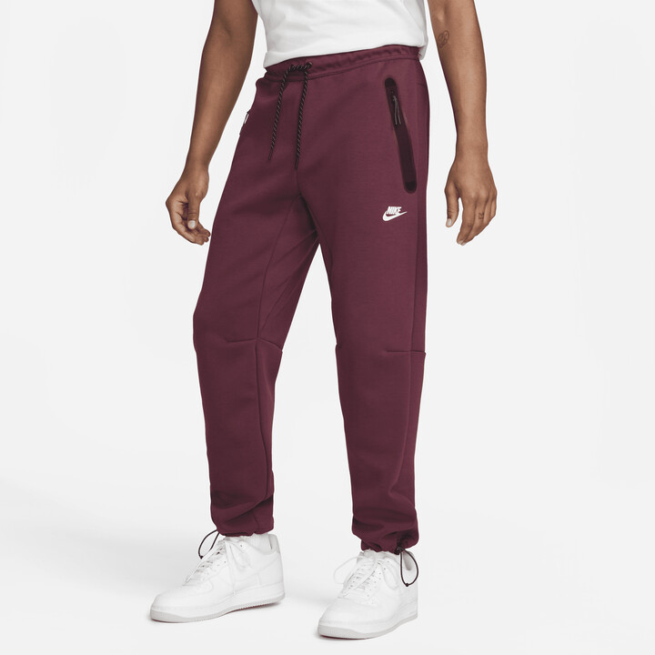 Nike Men's Sportswear Tech Fleece Pants in Red - ShopStyle