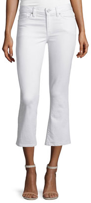 Joie Stretch-Cotton Cropped Flare Pants