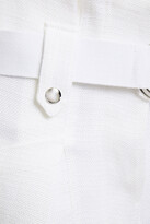 Thumbnail for your product : IRO Busy Belted Pleated Canvas Shorts
