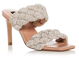 aqua braided sandals