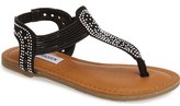 Thumbnail for your product : Steve Madden 'Jtaahnee' Embellished Thong Sandal (Toddler, Little Kid & Big Kid)