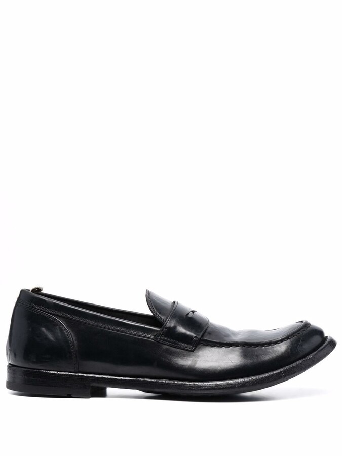 Mens Shoes Slip-on shoes Loafers Officine Creative Pistols 006 Loafers in Nero for Men Black 