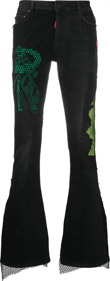 Off-White Stacked Flared Jeans