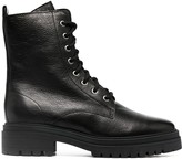 Thumbnail for your product : BA&SH Comy pebbled-effect ankle boots