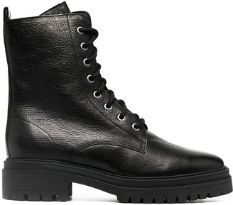 BA&SH Comy pebbled-effect ankle boots