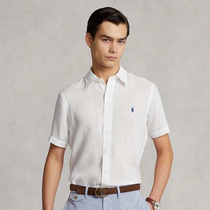 Ralph Lauren Classic Fit Linen Shirt - ShopStyle