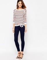 Thumbnail for your product : Shae Tie Front Striped Sweater
