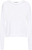 Thumbnail for your product : Cotton By Autumn Cashmere Broderie Anglaise Cotton Sweater