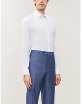 Thumbnail for your product : Canali Striped regular-fit cotton shirt