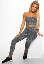 Thumbnail for your product : Pink Boutique Play No Games Grey Leggings Co-Ord