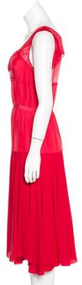 Nina Ricci Silk Midi Dress
