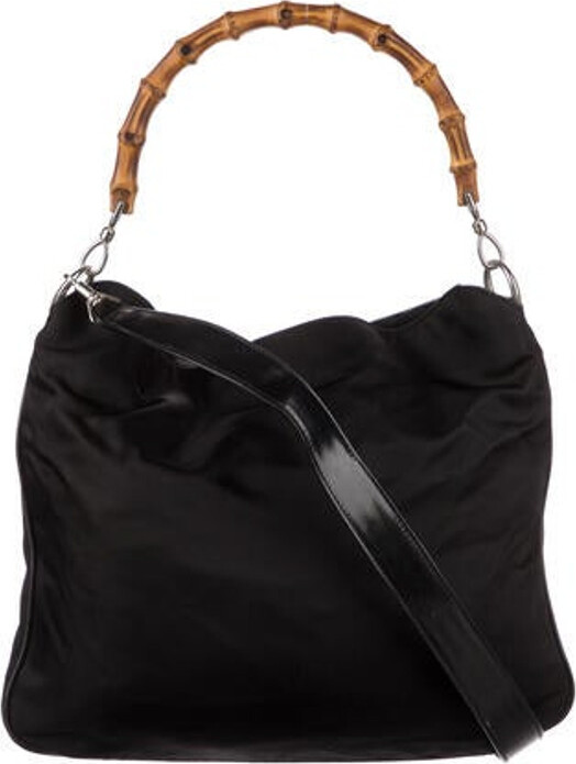 Gucci Nylon Bamboo Hobo ShopStyle