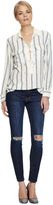 Thumbnail for your product : Equipment Knox Lace-Up Silk Blouse
