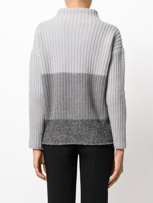 Fabiana Filippi gradient knitted jumper