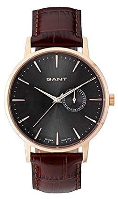 Gant Men's Analogue Quartz Watch with Leather Strap W108411