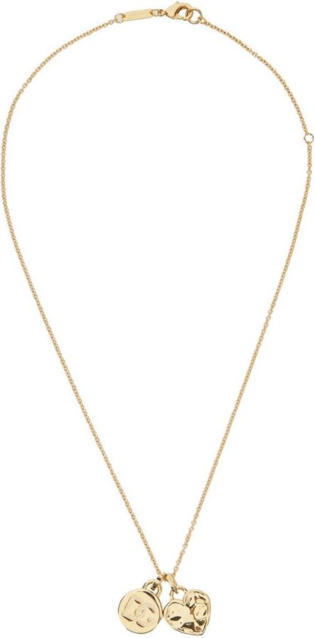 Dolce & Gabbana Logo Pendant Necklace