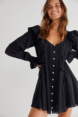 Free People In The Mood For Frills Mini Dress