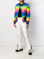 Thumbnail for your product : Perfect Moment Glacier rainbow quilted bomber jacket