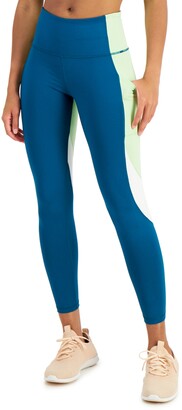 Id Ideology Women's Colorblock 7/8 Leggings, Created for Macy's