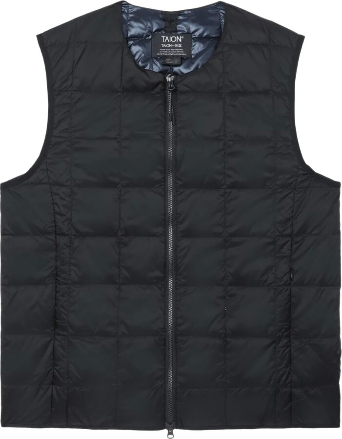 TAION Quilted Zip-Up Gilet