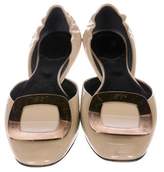 Thumbnail for your product : Roger Vivier Patent Leather Buckle Flats