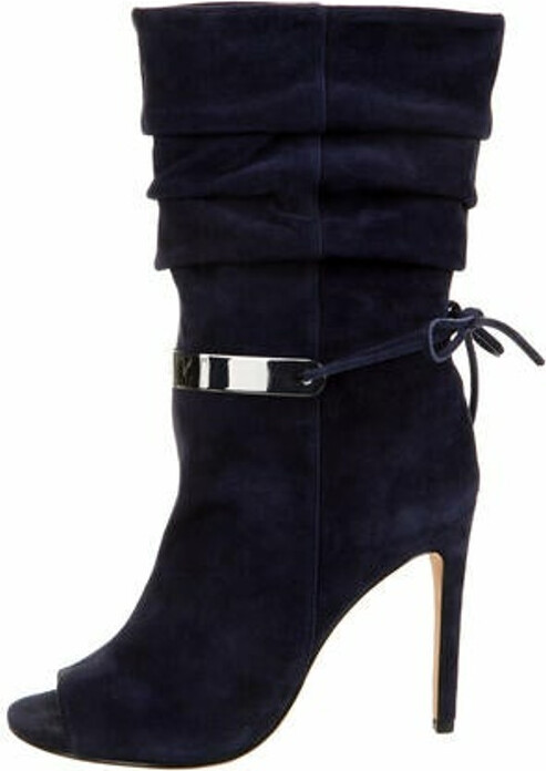 hurston women's suede heeled chelsea boots