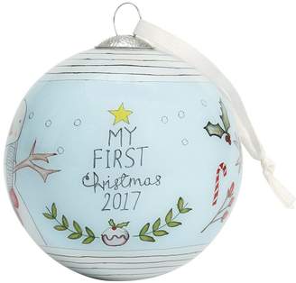 Mamas and Papas My 1st Christmas Bauble -Blue