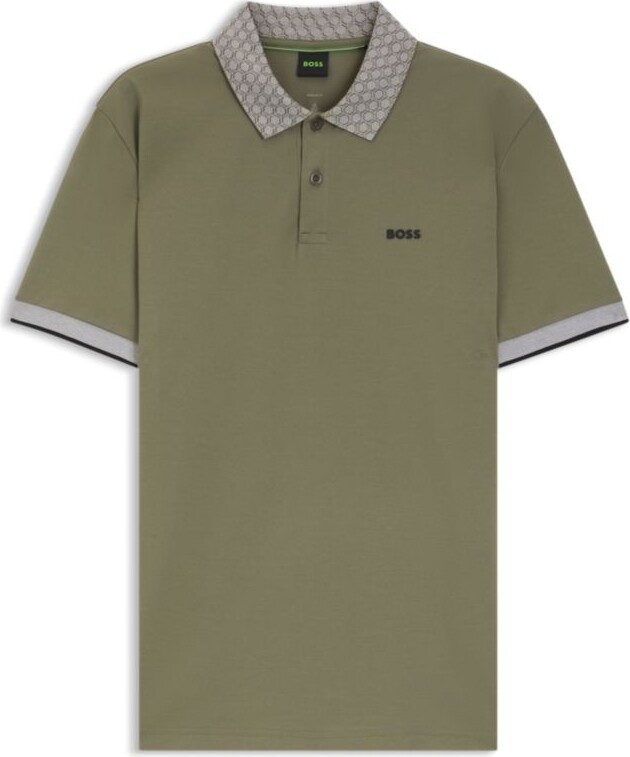 HUGO BOSS Paddy polo shirt in stretch-cotton piqué