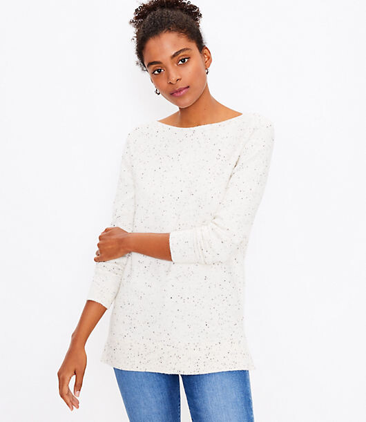 loft white sweater