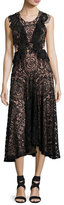 Thumbnail for your product : Alexis Aldridge Lace Midi Dress, Black