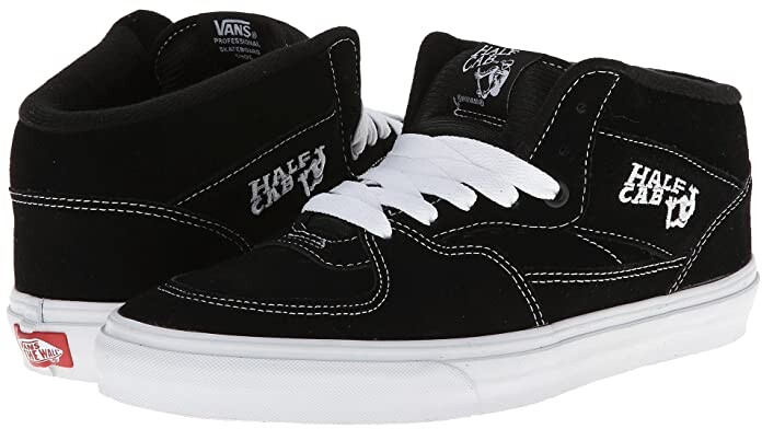 vans half black half white