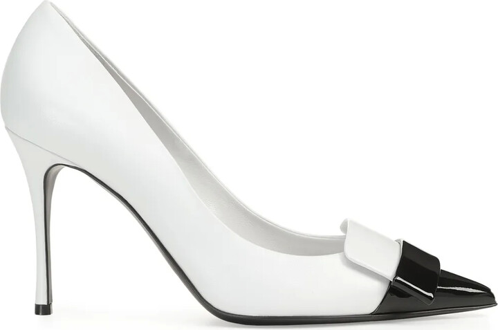 Sergio Rossi 75mm Sr1 Cindy leather pumps