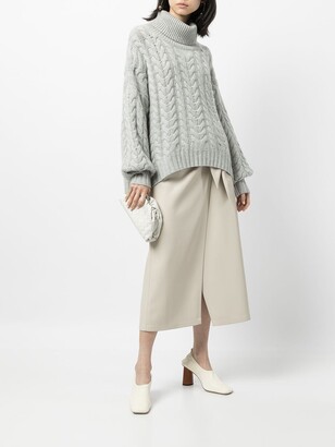N.Peal Oversized Cable-Knit Jumper