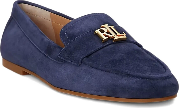 Lauren Ralph Lauren Logo-Plaque Suede Pumps