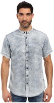 Thumbnail for your product : Publish Garvey - Mandarin Collared Full Button Up Woven Men's Short Sleeve Button Up